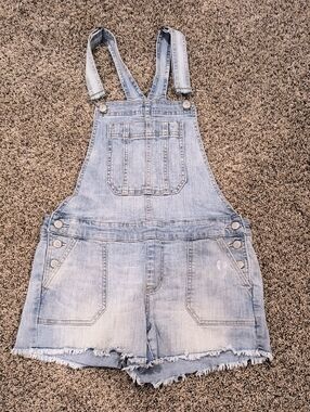 Aeropostale Light Blue Denim Shortalls